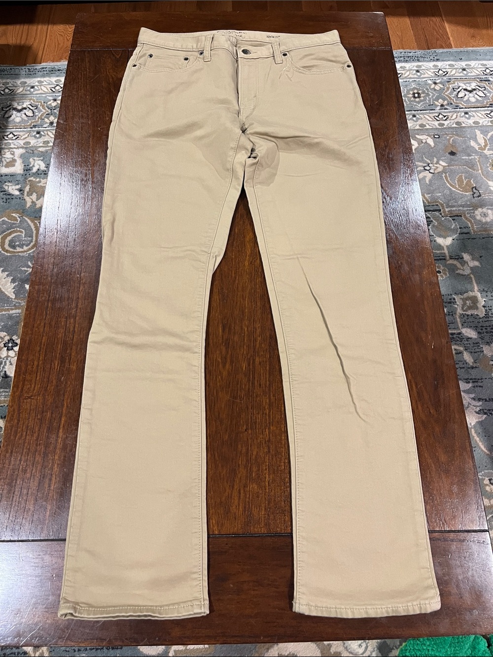 Banana Republic Travel Jean Slim Fit Pants - Khaki